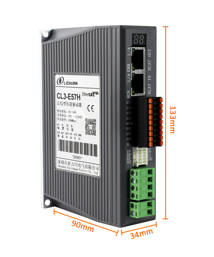 EtherCAT حافلة نوع Nema 23 محر - مراجعة Nema 23 Closed Loop Stepper Motor Driver Kit وسعره