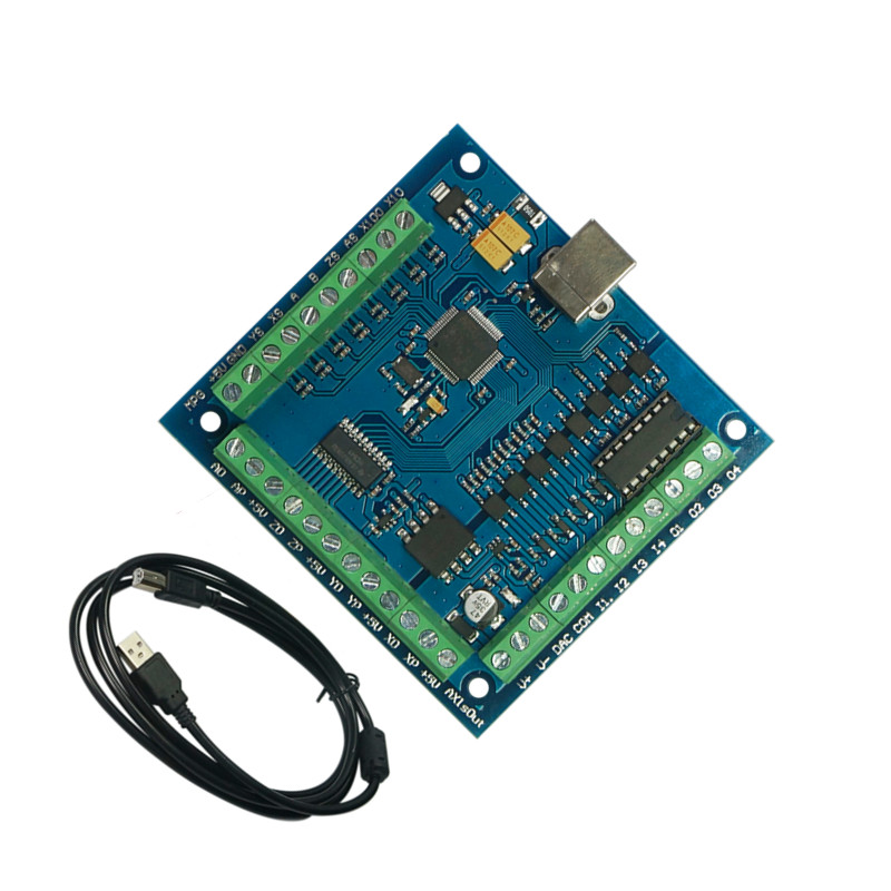 بطاقة تحكم الحركة CNC MACH3 ذا - مراجعة Mach3 Usb Cnc Controller 4 Axis 100Khz وسعره