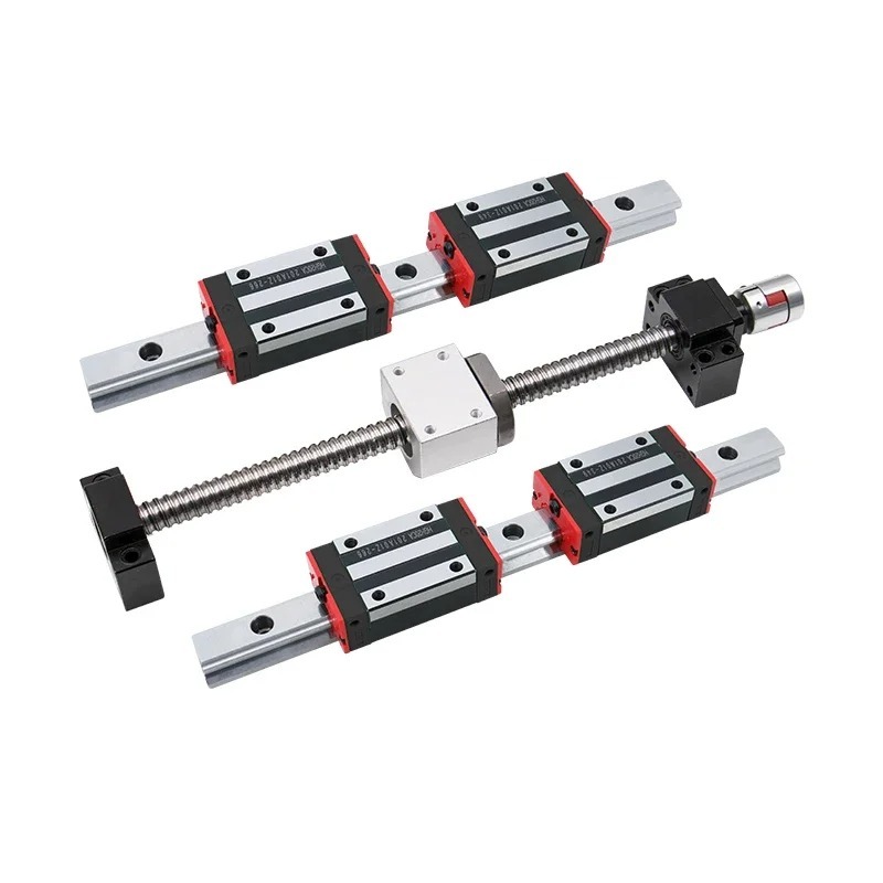 قضبان خطية ومسارات توجيه خطية  - مراجعة Hgr20 Linear Guide Rail Ballscrew Set وسعره