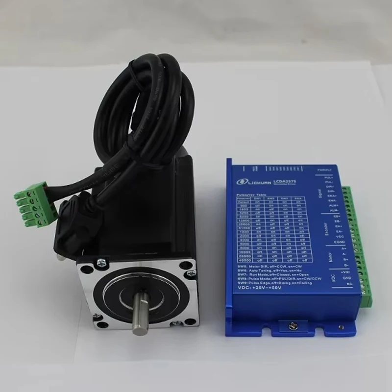محرك ستيبر ذو حلقة مغلقة ثنائي - مراجعة Nema 23 Closed Loop Stepper Motor Driver Kit وسعره