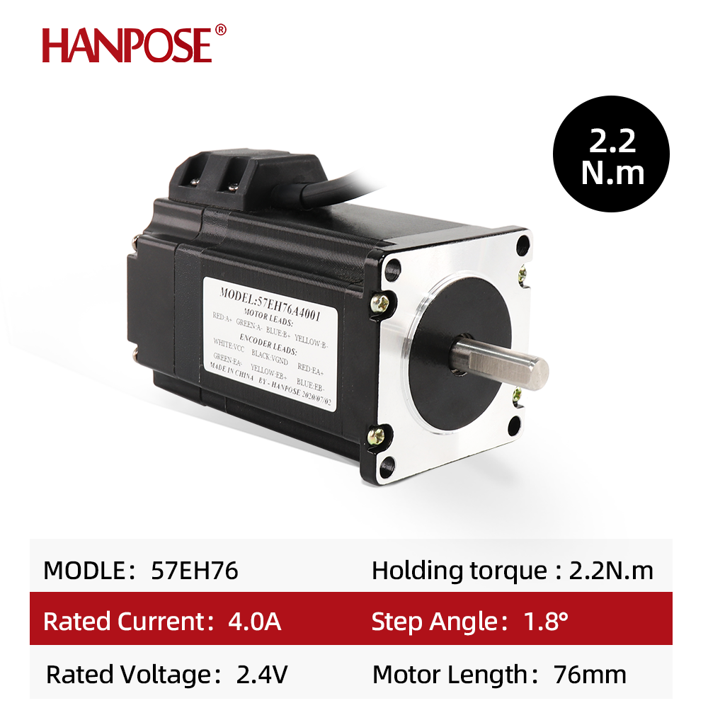 طقم محرك خطوي 57CME22 57EH76-Z - مراجعة Nema 23 Closed Loop Stepper Motor Driver Kit وسعره
