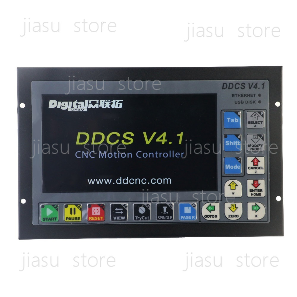 مجموعة تحكم الحركة CNC ثلاثية/ - مراجعة Ddcs V4.1 4 Axis Cnc Offline Controller وسعره