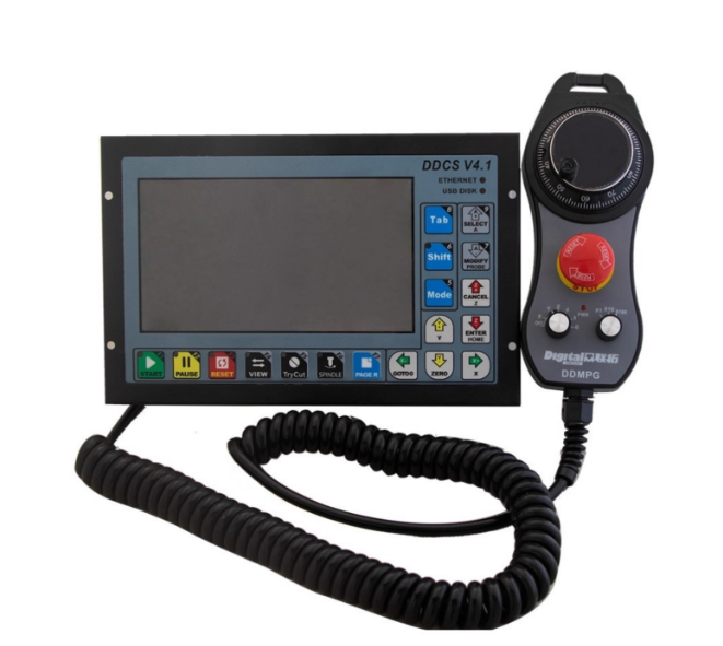 الحلم الرقمي DDCS V4.1 4 محور  - مراجعة Ddcs V4.1 4 Axis Cnc Offline Controller وسعره