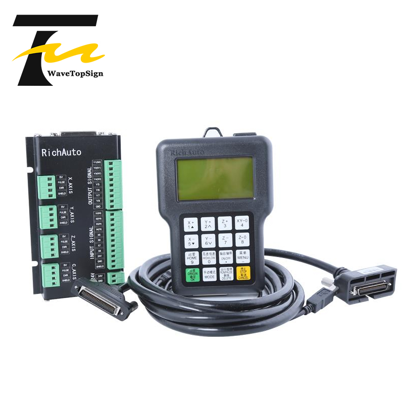 وحدة تحكم Richauto DSP A11 CNC - مراجعة Richauto A11 Dsp Controller 3 Axis وسعره