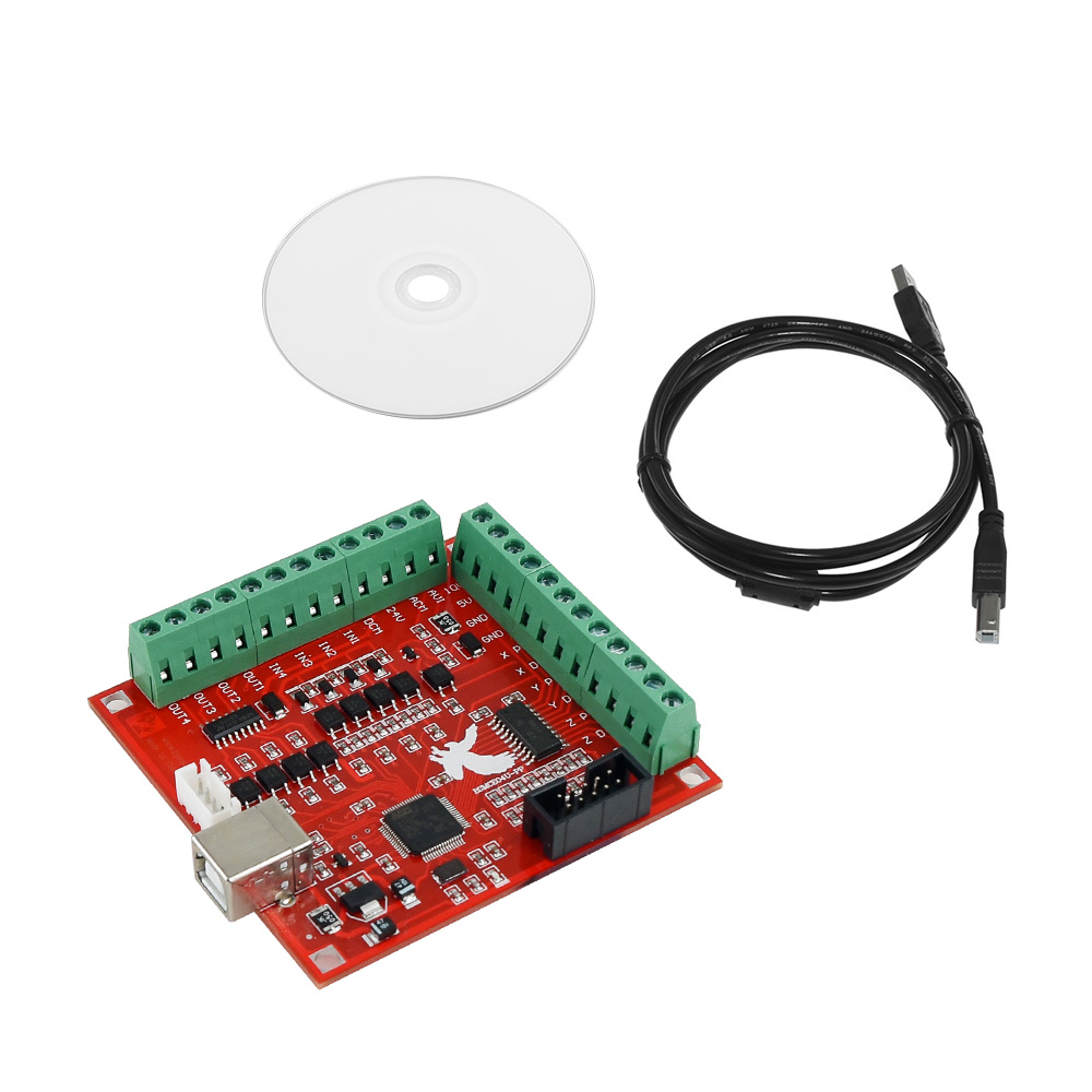 لوحة تحكم CNC USB MACH3 رباعية - مراجعة Mach3 Usb Cnc Controller 4 Axis 100Khz وسعره
