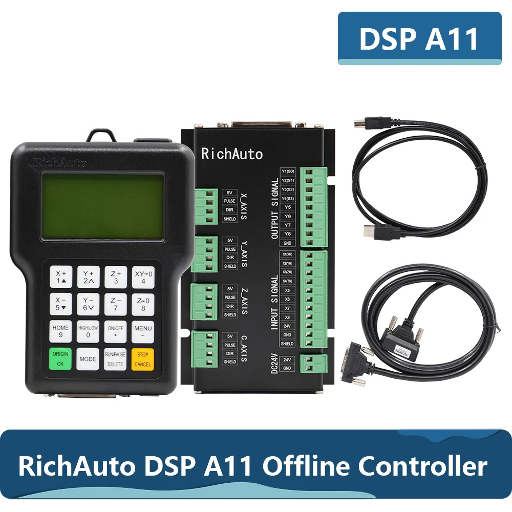 ريتشأوتو DSP A11 نك تحكم A11S  - مراجعة Richauto A11 Dsp Controller 3 Axis وسعره