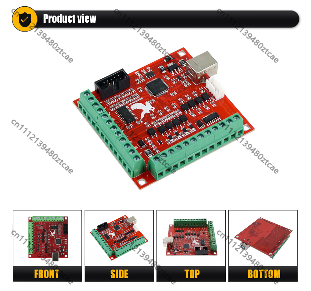لوحة تحكم USB رباعية المحاور ب - مراجعة Mach3 Usb Cnc Controller 4 Axis 100Khz وسعره