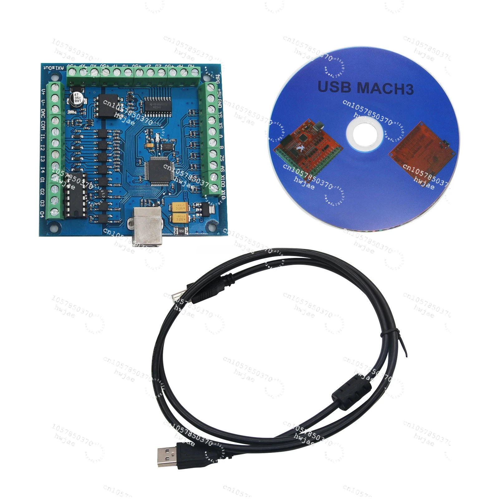 بطاقة تحكم CNC رباعية المحاور  - مراجعة Mach3 Usb Cnc Controller 4 Axis 100Khz وسعره
