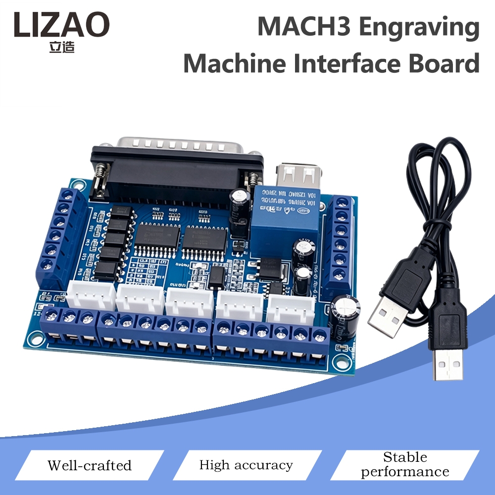 لوحة تحكم MACH3 CNC ذات 5 محاو - مراجعة 5 Axis Cnc Breakout Board Interface Mach3 وسعره